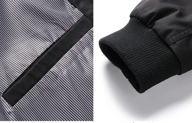 Весенне-зимние мужские куртки 5XL 6XL 7XL бюст 136 см плюс размер полосатые мужские куртки
