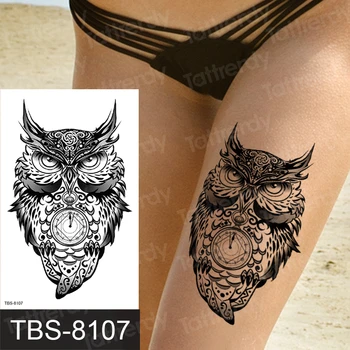 

temporary tattoo animal cat phoenix dragon rose flower for women leg tatoo back wrist arm sleeve body decal stickers water