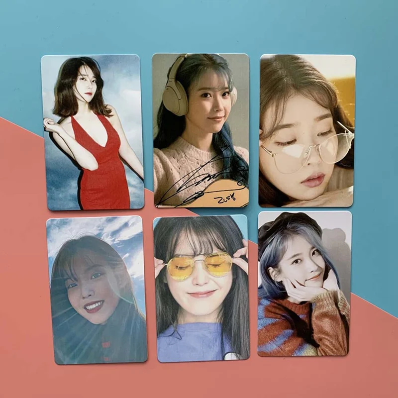 

10Pcs/Set IU Ji Eun KPOP New Album Self Made Paper Lomo Card Photo Card Poster Photocard Fans Gift Collection