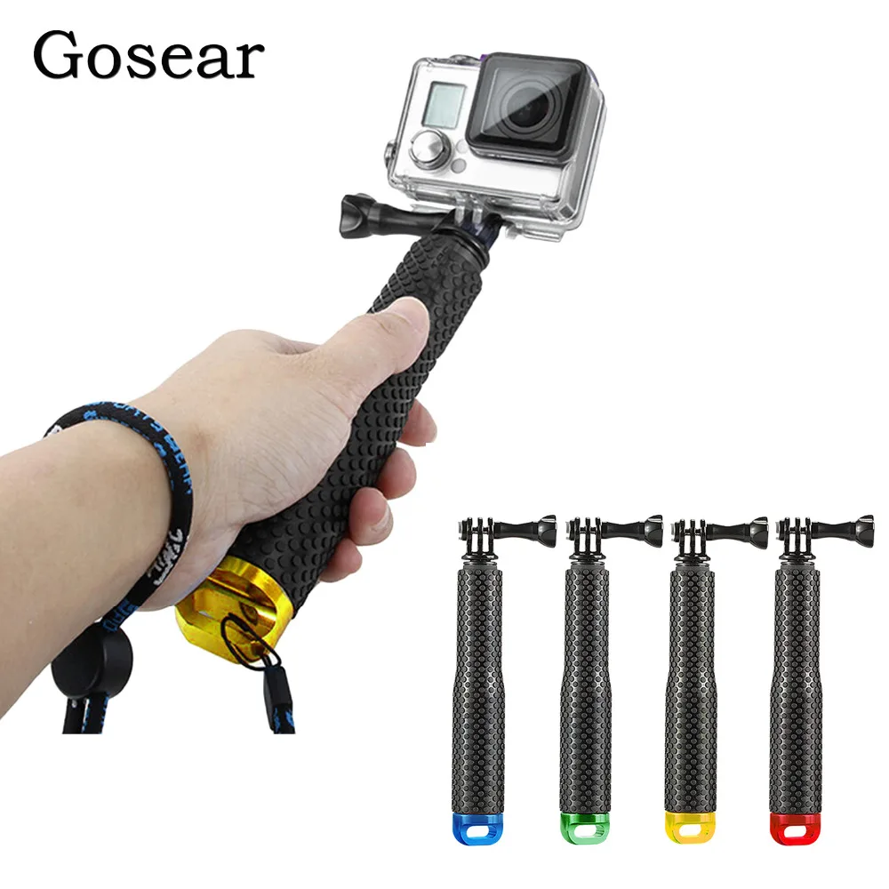 

Gosear Sports Camera Handheld Extension Selfie Tripod Monopod Stick Pole for GoPro Hero 6 5 4 3 3 2 1 SJ4000 Xiaomi Yi Gadgets