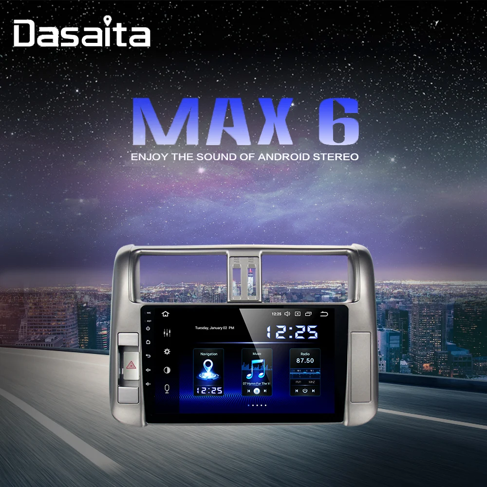10.2&quot IPS Screen Autoradio Android 10.0 for Toyota Prado 150 2010 2011 2012 2013 Bluetooth 64GB ROM MAX6 | Автомобили и