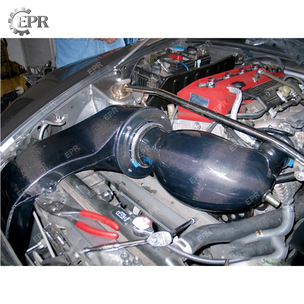 Впускной воздуховод из углеродного волокна для Honda S2000 AP1 JS Racing Air Tunnel& Air Box Vent Body Kit тюнинг отделка для S2000 гоночной части