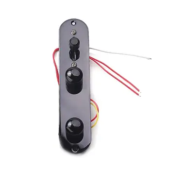 

3 Way Wired Loaded Prewired Control Plate Harness Switch Knobs for Guitar Parts