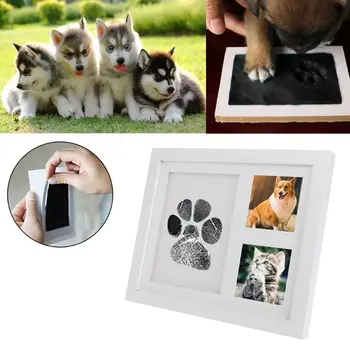 

1 Set Baby Footprint And Handprint Ink Pads Paw Print Ink Kits For Pets And Babies
