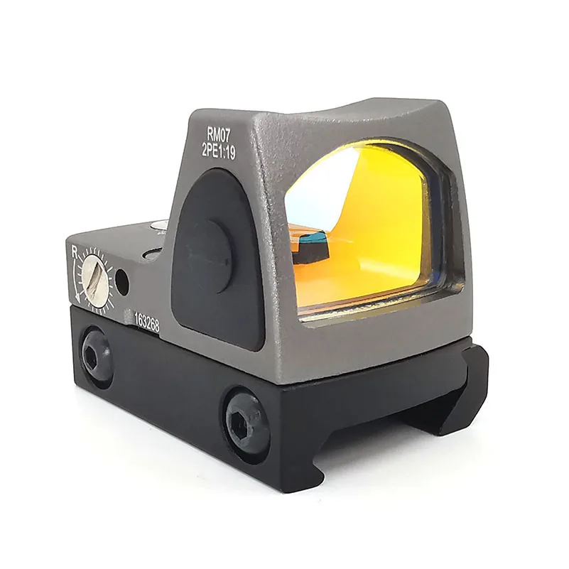 GY Тактический охотничий мини красный точечный прицел RMR Collimator Glock/страйкбол и винтовка Reflex Red Dot Scope fit 20 мм Weaver Rail - Цвет: GY