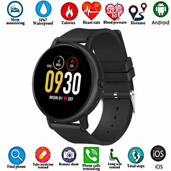 

Smart Watch Heart Rate Monitor Pedometer Ladies Mens Bluetooth Smart Watch Wearable Device Smart Bracelet For Android IOS Simple
