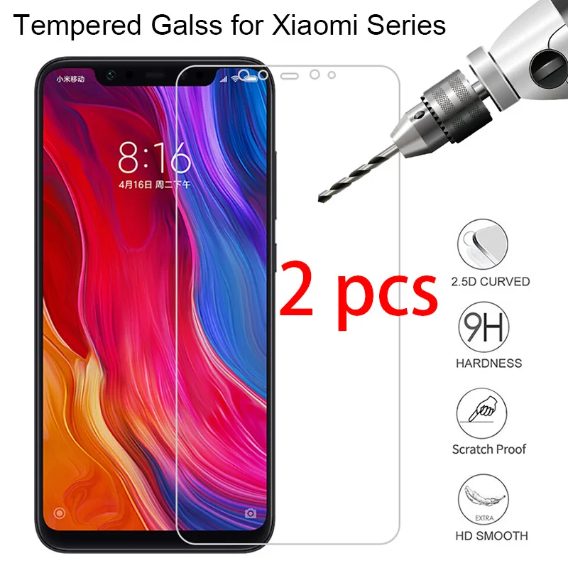 1 шт./2 шт. Защита экрана для Xiaomi Mi A2 Lite A1 5 4S 4C 4i 3 2 9H HD закаленное защитное стекло на