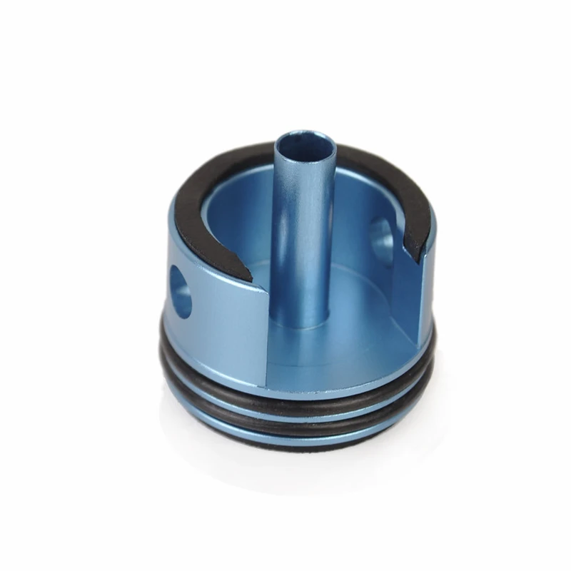 Alumínio para Caixa de Velocidades Curta com Duplo Elemento Cylinderhead Cusion Pad Tactical Caça Acessórios Cnc 7075 Ver.2 1 Elemento CNC 7075 CylinderHead Alumínio para Caixa