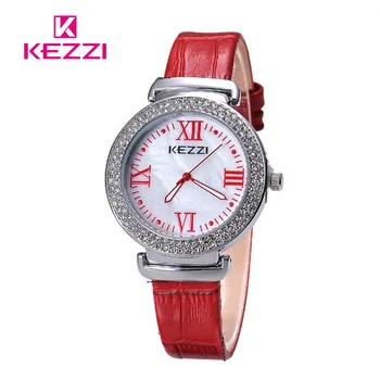 

NO.2 Leather Watches Classic Design Rectangular Femal Waterproof Watches fashion brand wristwatches