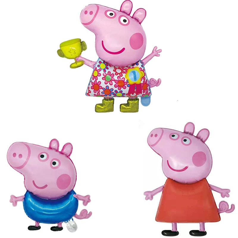 1 шт. свинья Page PEPPAPIG Джордж Свинья алюминиевый шар Дети День рождения украшения игрушки шары