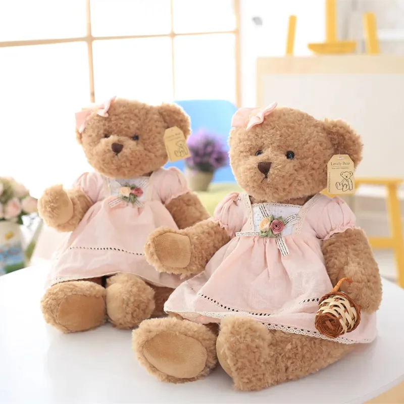 

The new Boutique Teddy Bear Doll, cute bucolic teddy bear plush toys, birthday gifts for girls anime plush