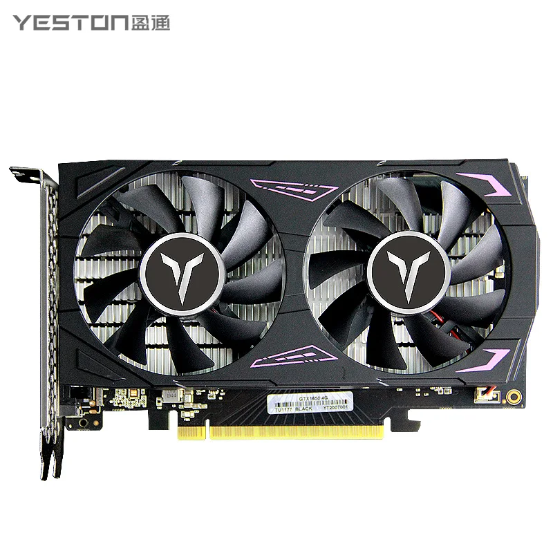 Yeston GeForce GTX 1650 4GB GDDR6 Graphics cards DVI D + HDMI+DP Nvidia