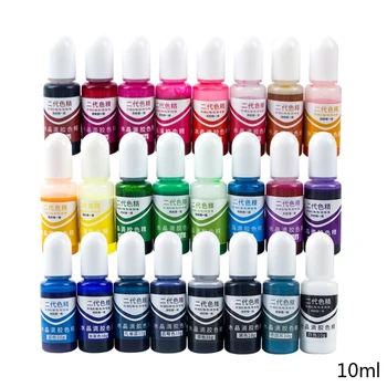 

24 Colors Crystal Epoxy Pigment UV Resin Dye DIY Art Crafts Jewelry Colorant Set GXMA