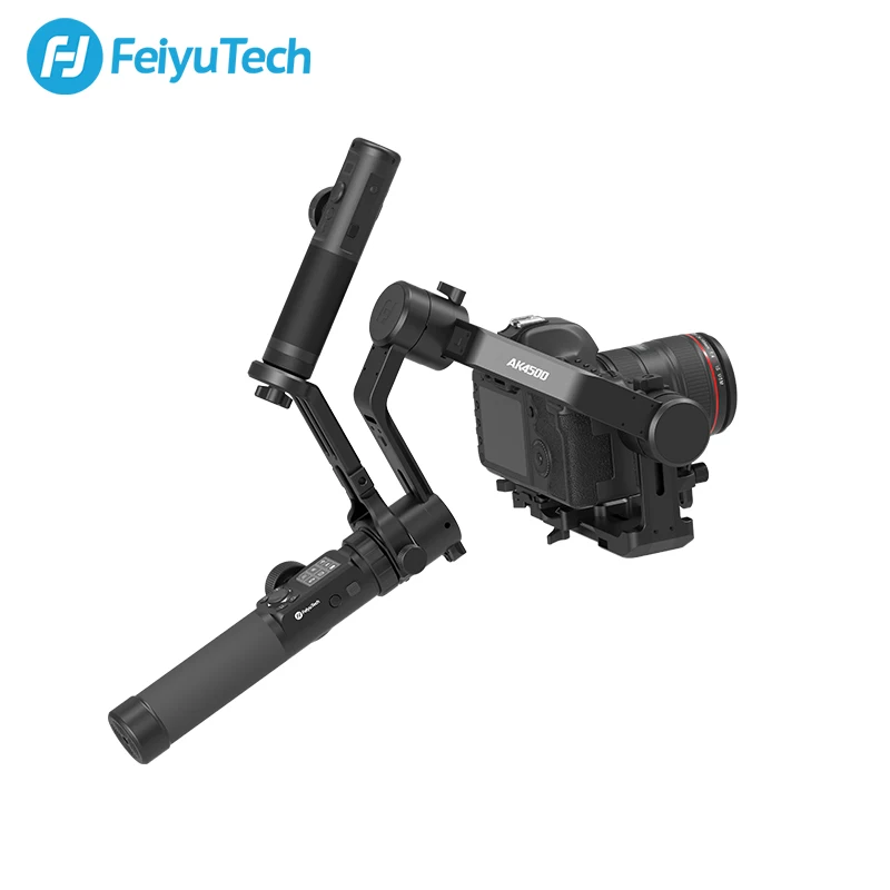 FeiyuTech AK4500 3-осевой портативный монопод с шарнирным замком DSLR Камера стабилизатор комплект шест Штатив для sony/Panasonic/Canon с пультом дистанционного управления следите за Fcous