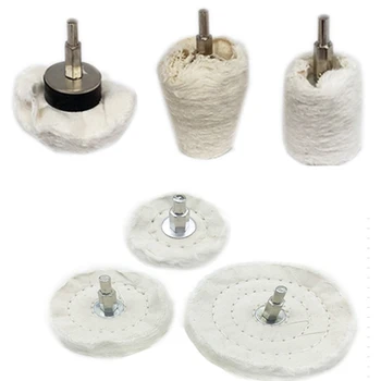 

Buffing Polishing Wheel for Drill - Polishing Wheel Cone/Column/Mushroom/T Shape Wheel Grinding Head 6Pcs