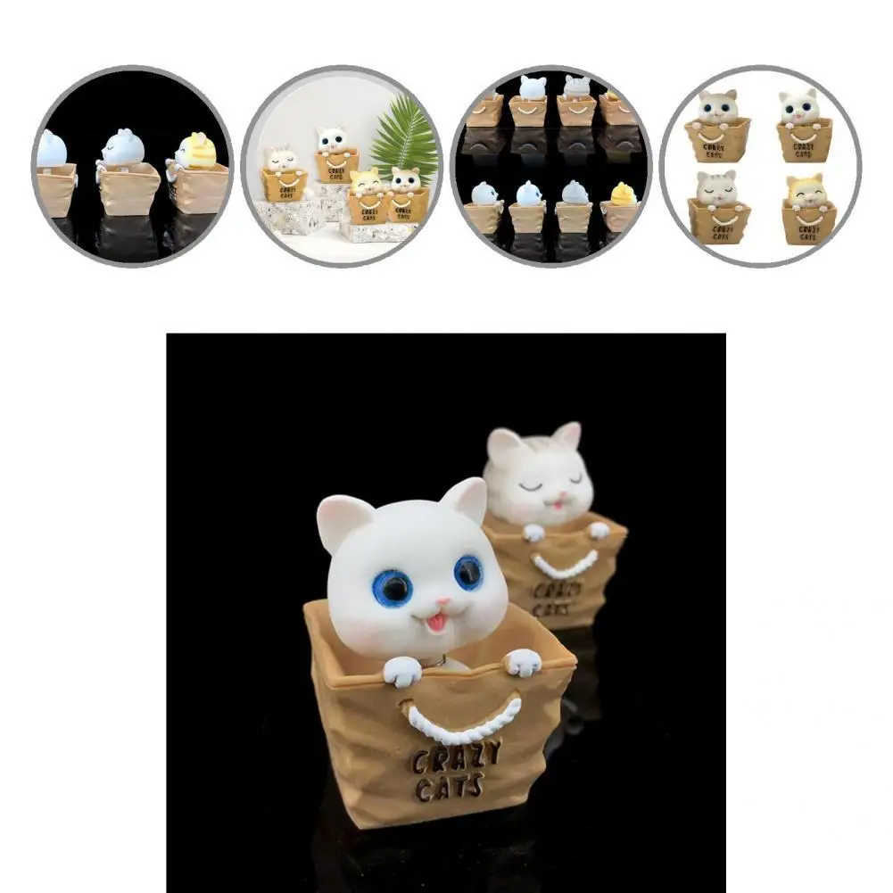 Shaking Head Toys Car Ornaments Cat Bobbleheads Car Dashboard Cat