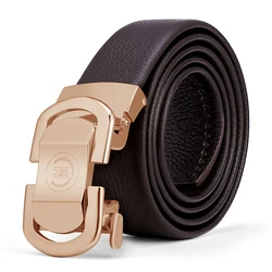 Genuine Leather Men Belt Designer Luxury Belts for Male First Layer Cowhide High Quality Business Jeans Waistband