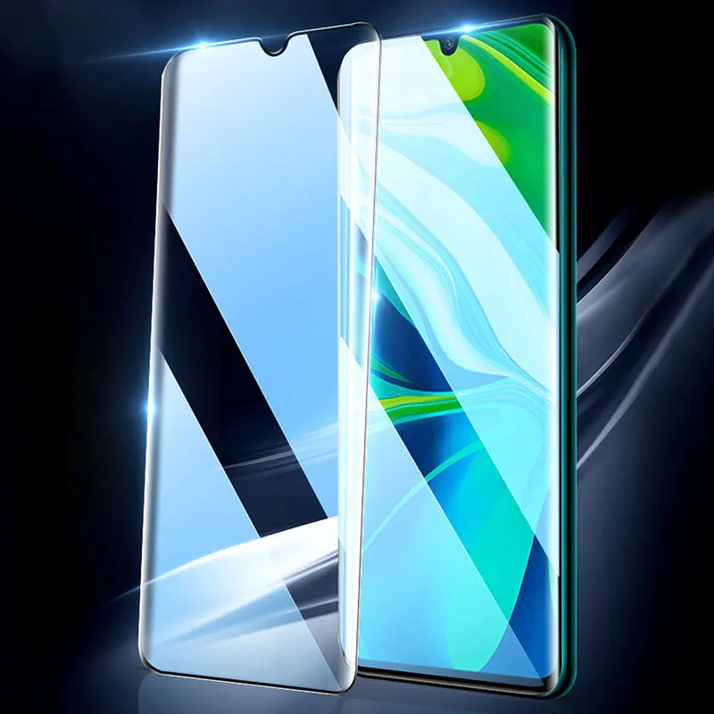 Стекло для Xiaomi Mi Note 10 закаленное стекло изогнутое полное покрытие ультратонкое