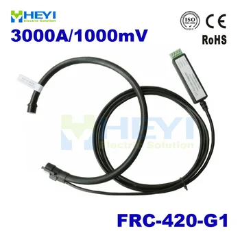 

Black Yellow Red flexible rogowski coil output: 1Vrms input: 1-3000A FRC-420-G1 rogowski CT
