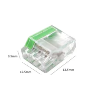 สายไฟ 252 253 254 255 Mini Quick Conectors สายไฟขนาดกะทัดรัดตัวนํา Push-in Terminal Block LED Conector 3