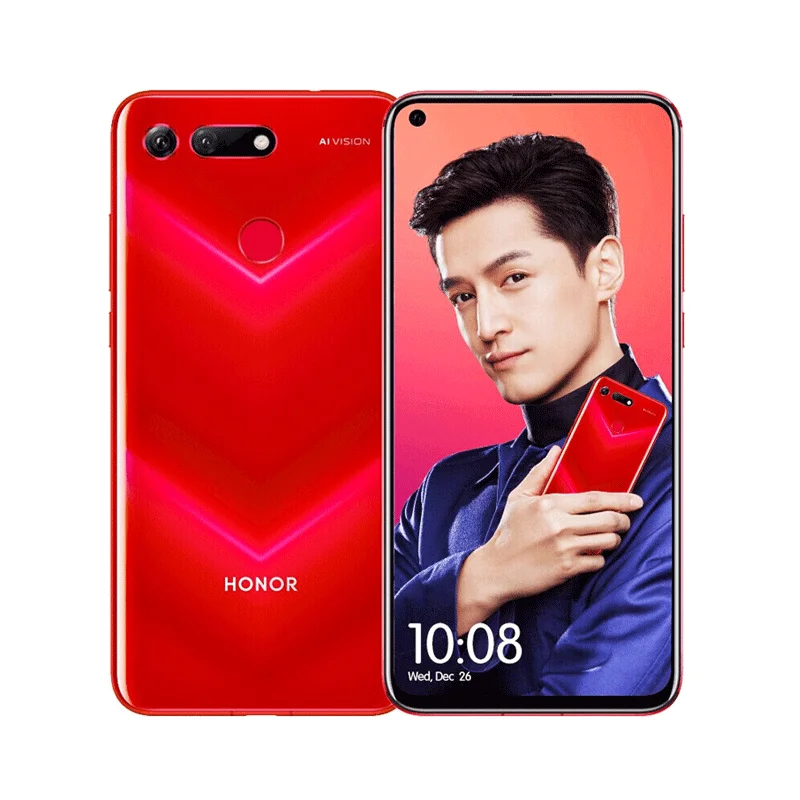 Мобильный телефон Honor View 20, V20, Android 9,0, kirin 980, четыре ядра, отпечаток пальца ID, 6,4 дюймов, 3* камеры, 4000 мАч, 8 ГБ, 256 ГБ rom