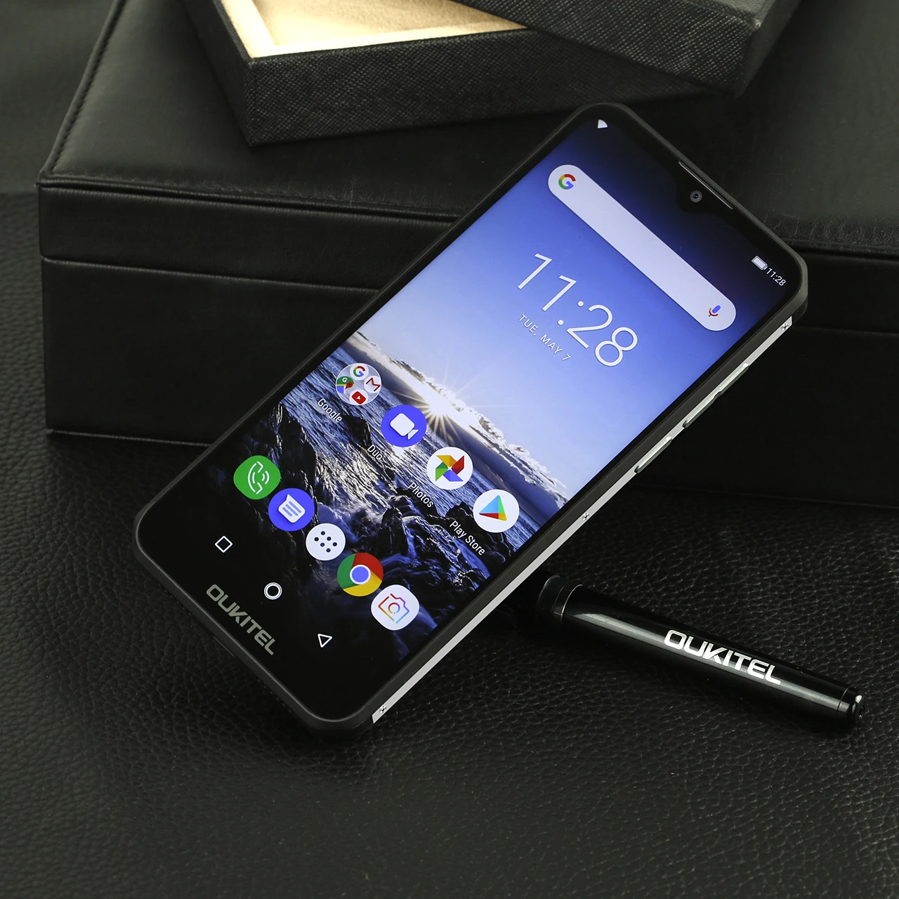 OUKITEL K12 10000mAh Android 9.0 Mobile Phone 6.3" 19.5:9 MTK6765 6G RAM 64G ROM NFC 5V/6A Quick Charge Fingerprint Smartphone