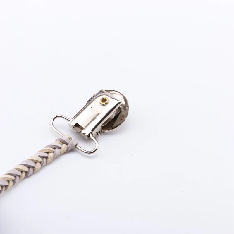 Pacifier Clips Chain Flower Dummy Clip Pacifier Holder Nipple Soother Chain For Infant Baby Feeding Weaving