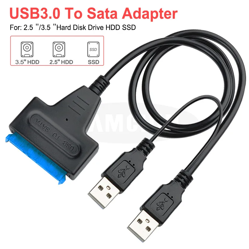 Переходник с USB на Sata адаптер поддержкой 3 0 2 5 или дюйма внешний SSD HDD жесткий диск