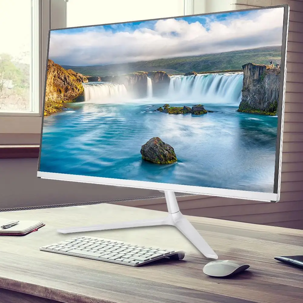 Plane K 21.5inch All In One PC Computer Desktop 1920*1080 with speaker full-featured wireless WiFi For Normal Office 100-240V