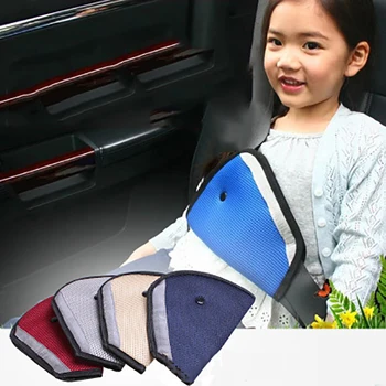 

New Baby Car Seat Belt Triangle Soft Padding Adjuster For Kids Baby Safety Belt Cover Pad Holder Neck Protector Auto Accessories