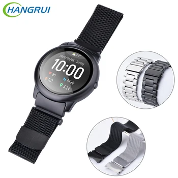 

New Strap For Xiaomi Haylou Solar Strap Metal Stainless Steel Magnetic Bracelet For Haylou Solar LS05 Strap Smart Watch Band