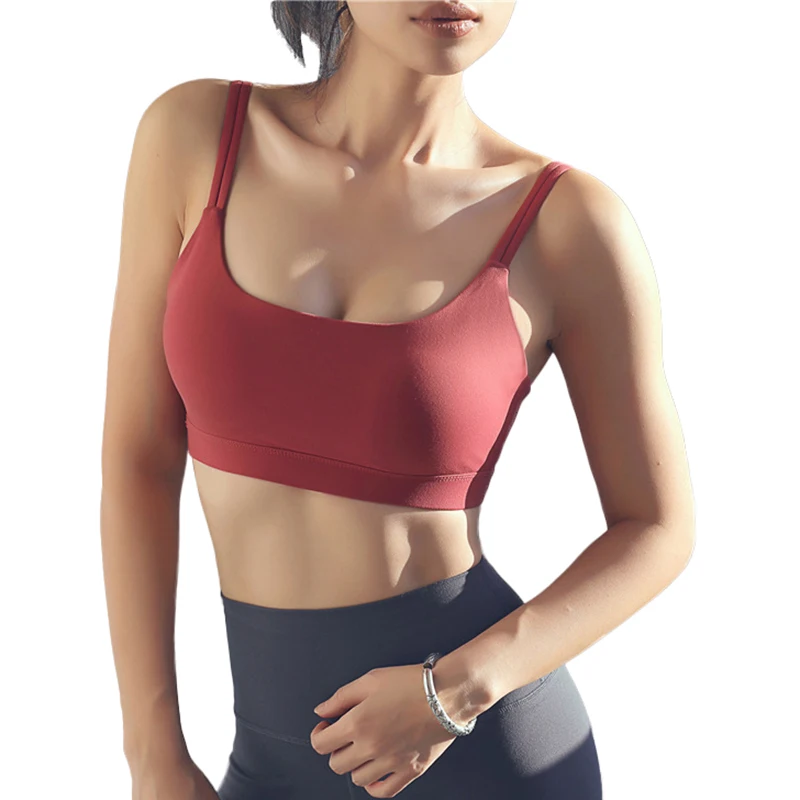 

PS Push Up Sports Bra Women Gym Brassiere sport femme Sexy Yoga Sport Bra Top Shockproof Fitness Vests Sujetador deportivo mujer