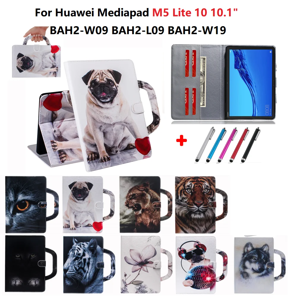 Портативный чехол для Huawei Mediapad M5 Lite 10 1 дюймов BAH2-W09 BAH2-L09 BAH2-W19 планшета &quotчехол