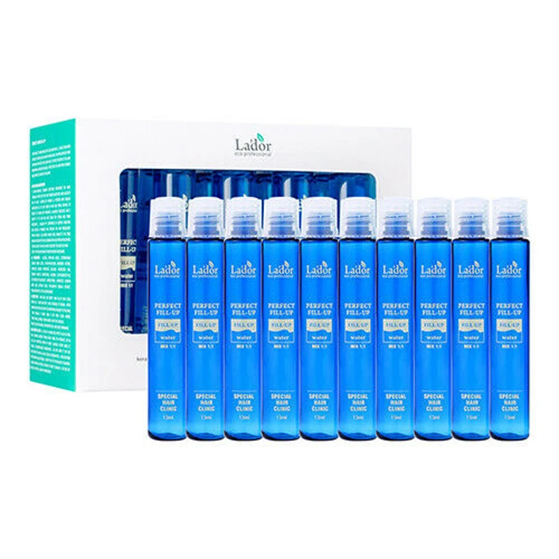Skup Best Korea Cosmetics LADOR idealne włosy napełnianie 13ml białko ampułka do włosów keratynowa terapia dla włosów najlepsze produkty do pielęgnacji włosów