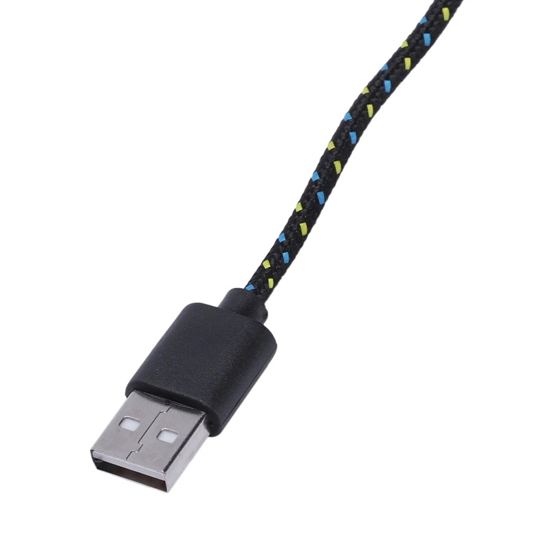Универсальный 3 м/10FT мини USB нейлоновая сетка ткань кабель для передачи данных для samsung Galaxy S6 черный