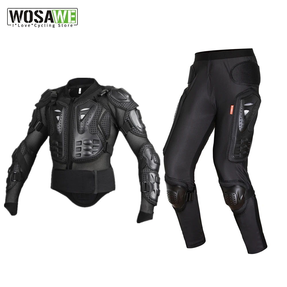 WOSAWE-Protector de cuerpo completo para motocicleta, soporte de espalda a prueba de golpes, EVA, transpirable, para Snowboard, Protección de hombro de columna vertebral