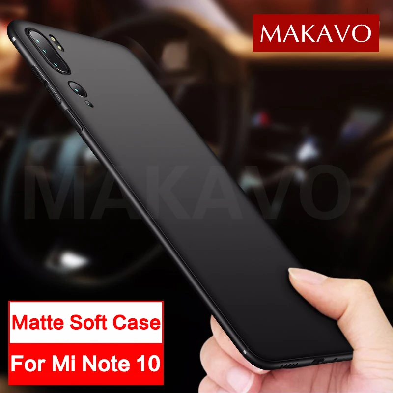 MAKAVO Per Xiaomi mi CC9 Pro CASO Sottile Opaca Caso Della Copertura Morbida Per Xiomi Xiaomi mi Note 10 Versione globale mi note 10 Pro Custodie