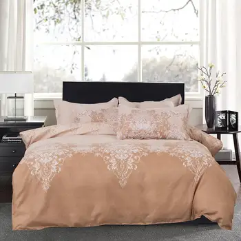 

Home Textile lace pattern quilt set Queen King size Quilt Cover Pillow case Bedclothes comforter bedding set bed cover