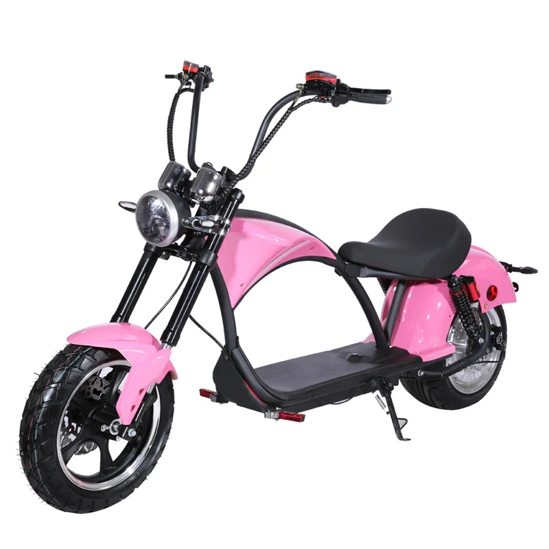 Max Speed 60km Motor Power 2000W Pink Scooter Off Road Motorcycle Bicycle Big Tire Electric Bike For Adult