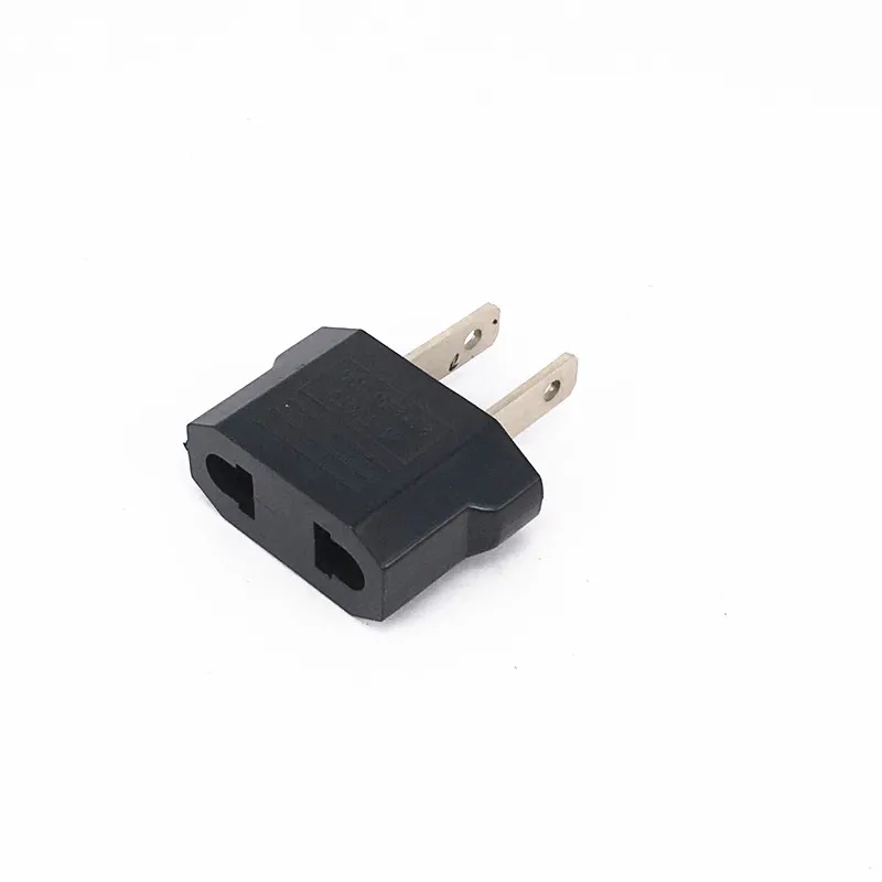 EU to US Travel Power Plug Adapter Converter - European to American Outlet Adapter (1/2/5 Pack)
