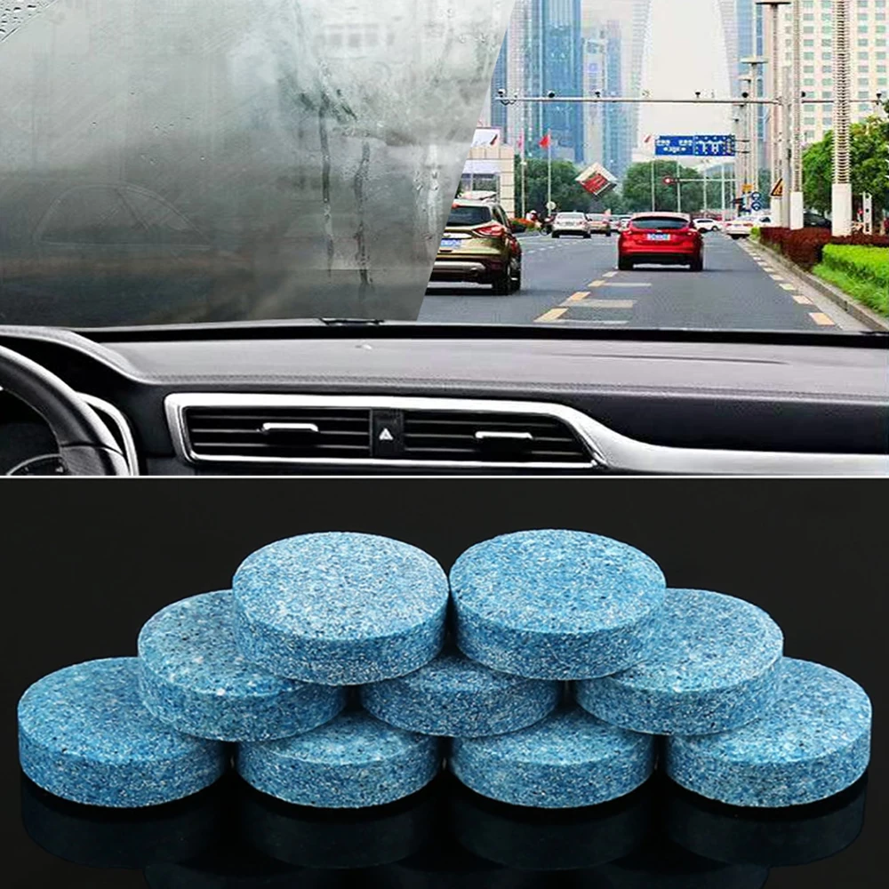 20/50/100 Pcs Car Solid Cleaner Effervescent Tablets Spray Cleaner Car Window Windshield Glass Cleaning Tool Auto Accessories 2
