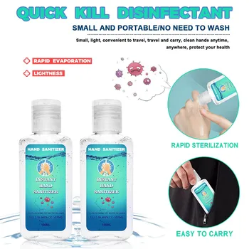 

100ml Hand-Free Sanítízer Gel Portable Press Cleaning Set Hand Soap No-wash quick-drying Dvanced Hand Sanitizer Soothing Gel