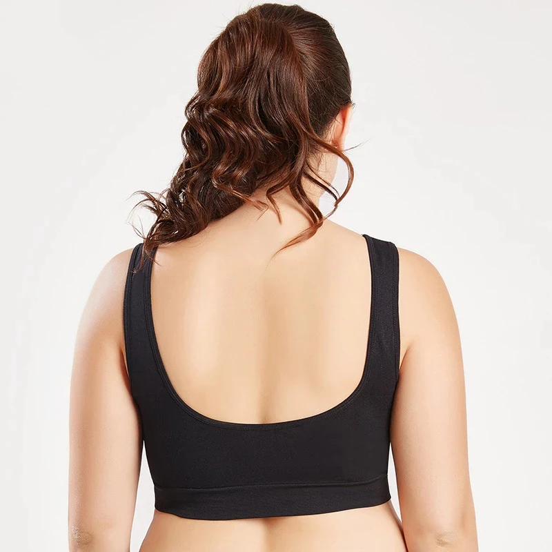 Plus Size Bras For Women Seamless Bra With Pads Big Size 5XL 6XL Bralette Push Up Brassiere Bra Vest Wireless BH 5