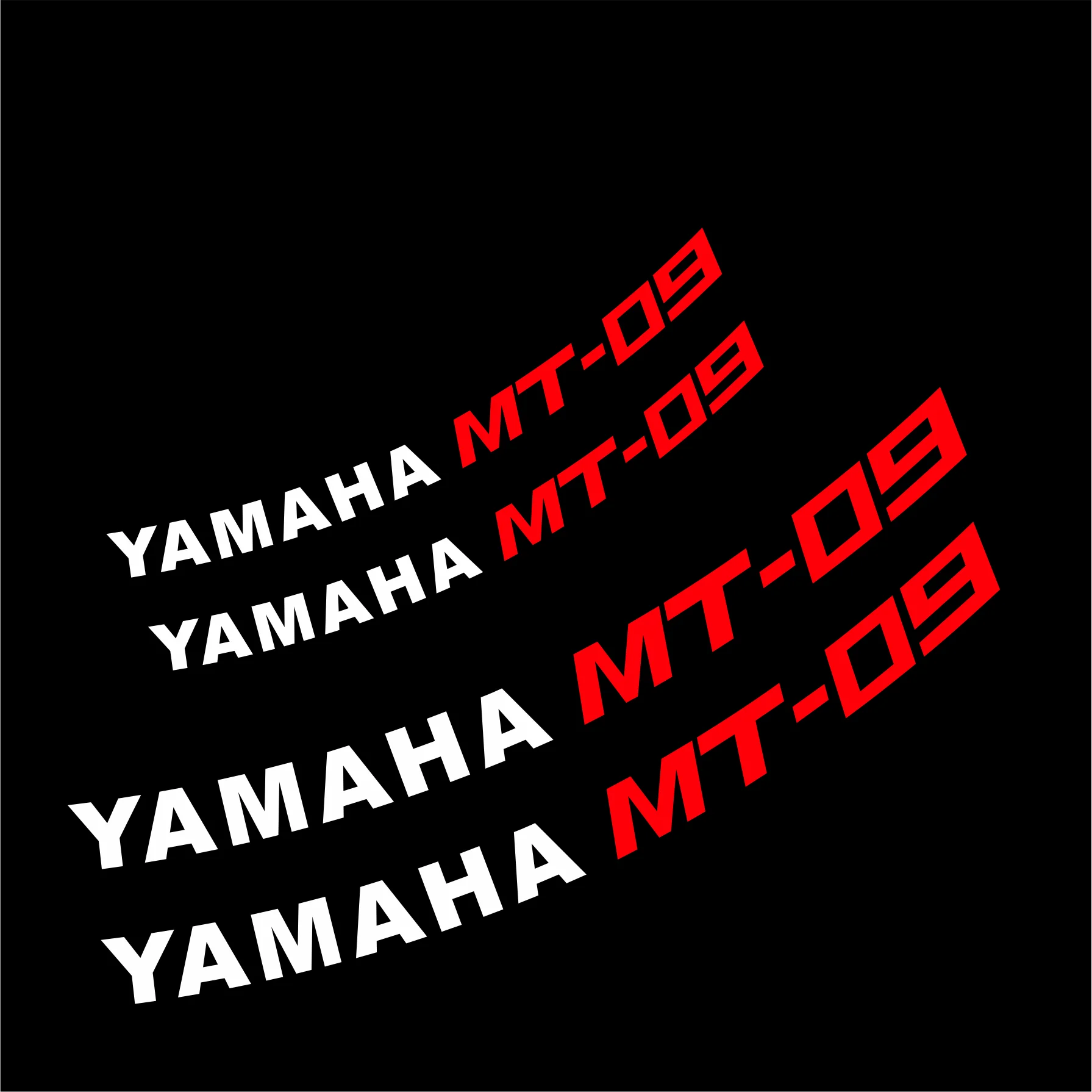 Подходит для Yamaha mt03 mt07 mt09 mt10 мотоцикл переоборудование водонепроницаемый светоотражающий 17 дюймов наклейка на ступицу колеса персональная наклейка - Цвет: 09Red