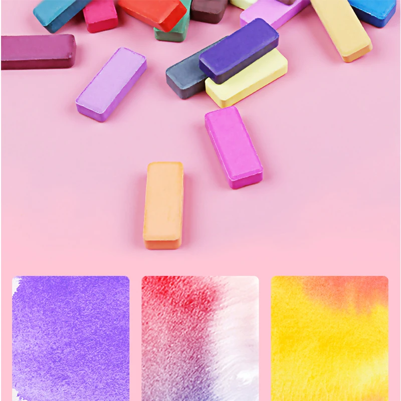 36 цветов Высокое качество твердый пигмент акварельные краски набор с водным цветом портативная Кисть ручка для рисования товары для рукоделия