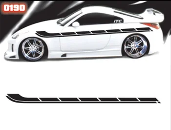 

For 1Pair/2Pcs VINYL GRAPHICS DECAL STICKER CAR BOAT AUTO TRUCK 80" MT-190 Car styling