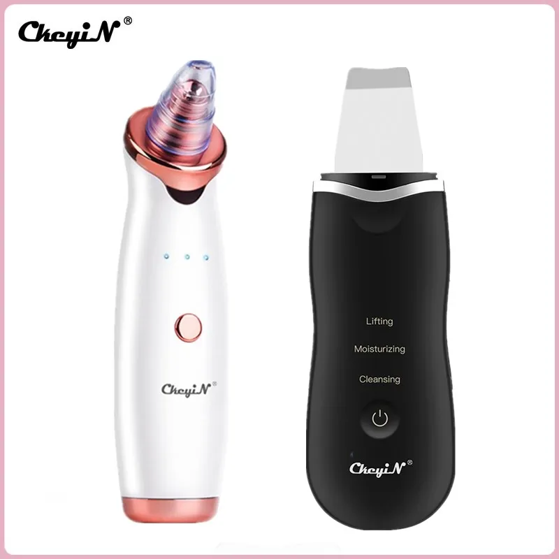 Skin-Pore-Cleaner Blackhead-Remover Microdermabrasion Ultrasonic Facial-Acne-Removal-Tools