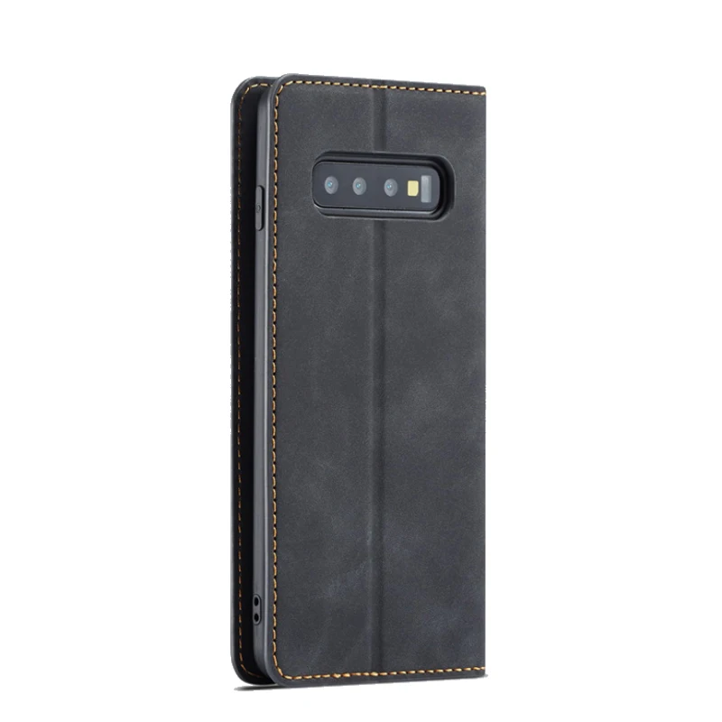 Кожаный чехол-книжка с A50 A60 A70 A40 A30 A20 A10 A80 A90 чехол для samsung S9 S8 S7 край S10 J4 J6 плюс A7 A8 Note 9 10 чехол на магните