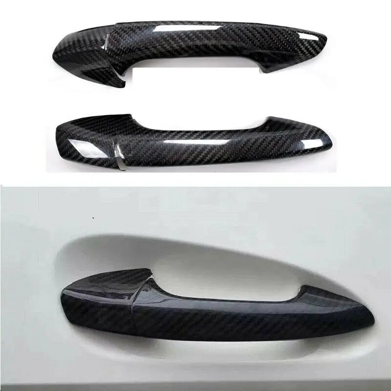 

Real Carbon Fiber Car Outer Door Handle Cover AccessoriesFit For Mercedes Benz W204 C Class C250 Coupe