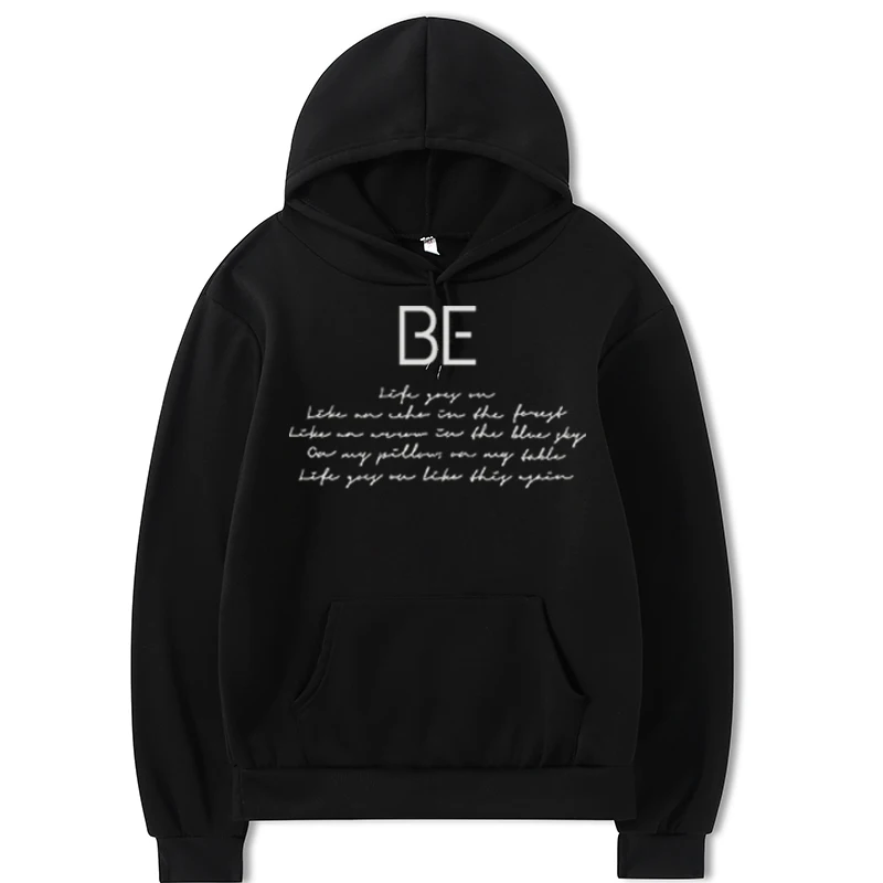2020 новые корейские толстовки с капюшоном в стиле Харадзюку BE BANGTAN свитшоты для